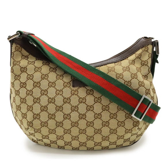 GUCCI Brown Leather Shoulder Bag - Picture 1 of 10